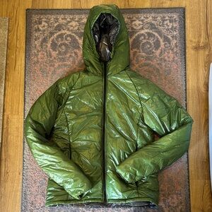 Enlightened Equipment torrid jacket women’s medium new green hike backpacking